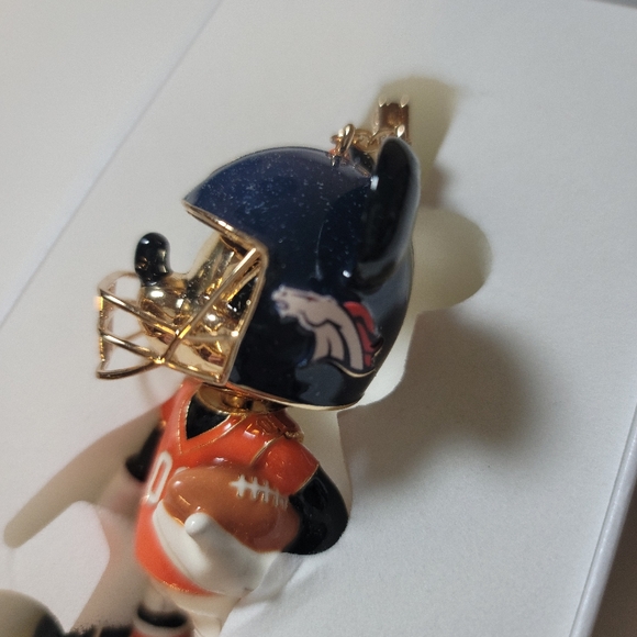 Disney x Baubelbar Mickey Mouse Bag Purse Charm/Key Chain - NFL Denver Broncos - Picture 3 of 4